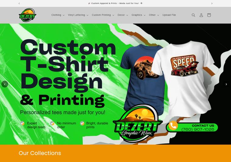 GGZ Landscape website design by Maven Web Prints